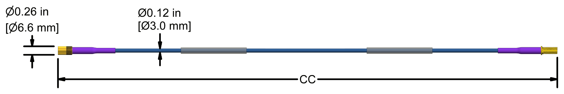 Hazardous-Area Approved DC100730 dimension drawing